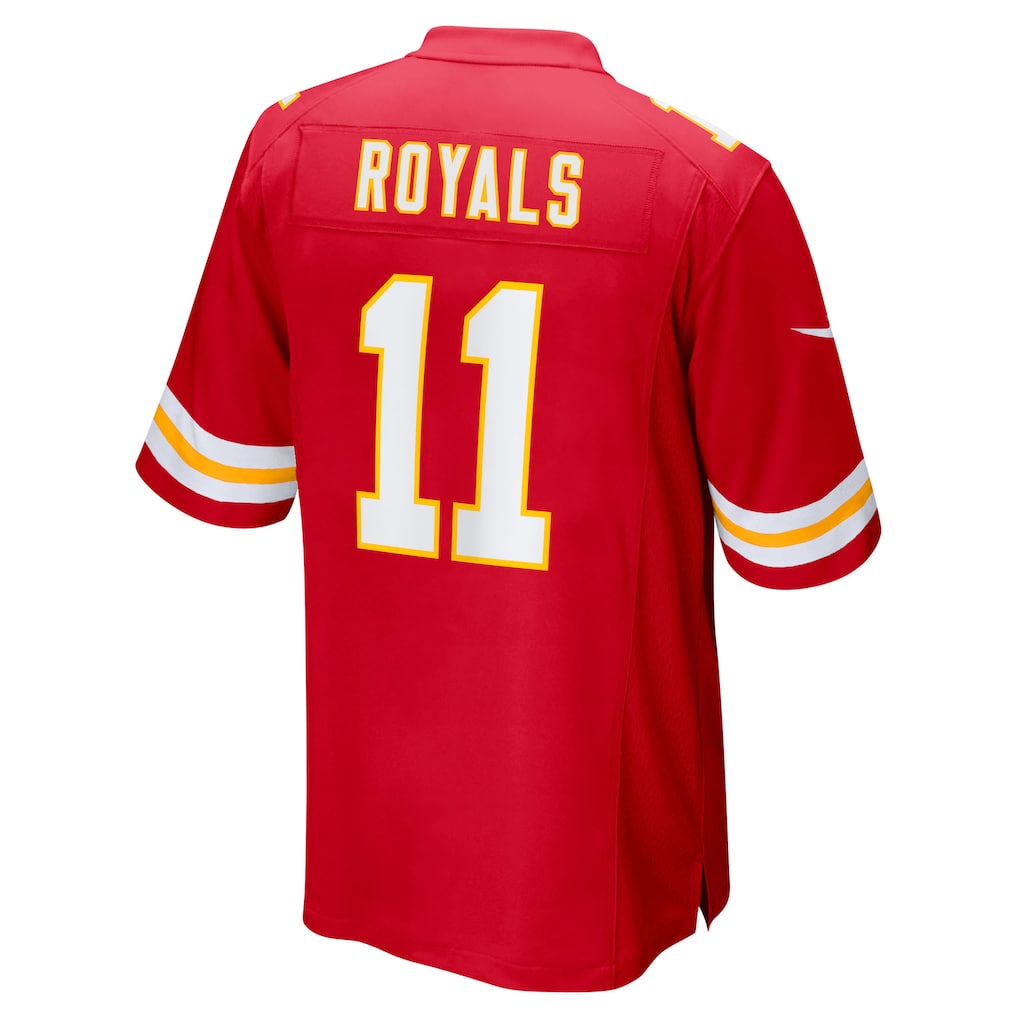 Jdoa KC.Chiefs #11 Jalen Royals Red Team Game Jersey