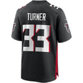Jdoa A.Falcons #33 Michael Turner Black Game Retired Player Jersey