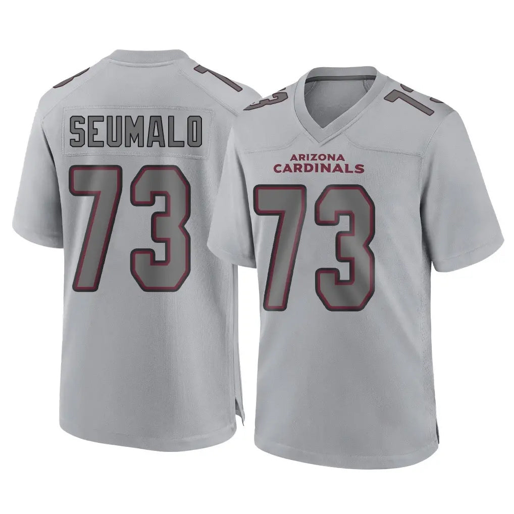 A.Cardinals #73 Isaac Seumalo Player Gray Atmosphere Fashion Home Game Jdoa Stitched Jerseys