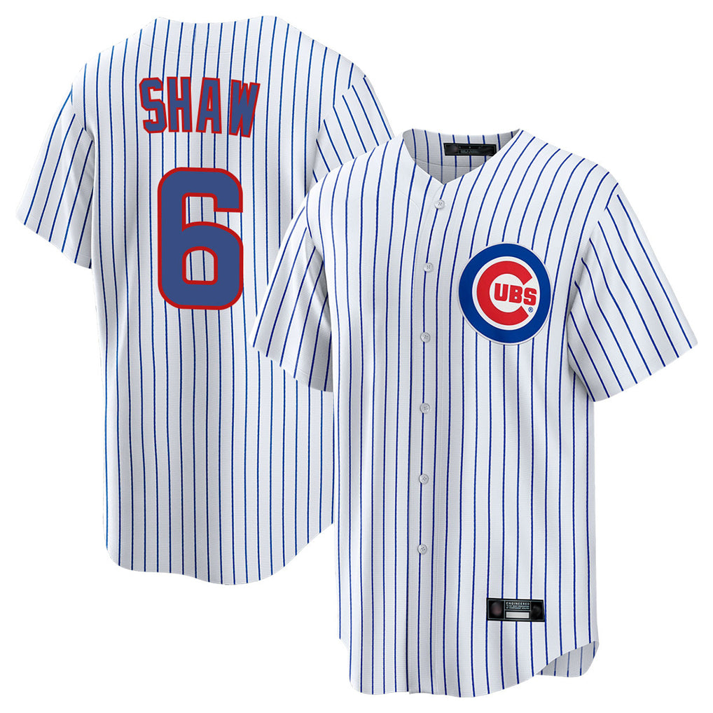 C.Cubs #6 Matt Shaw Player White Game Home Jdoa Stitched Jerseys