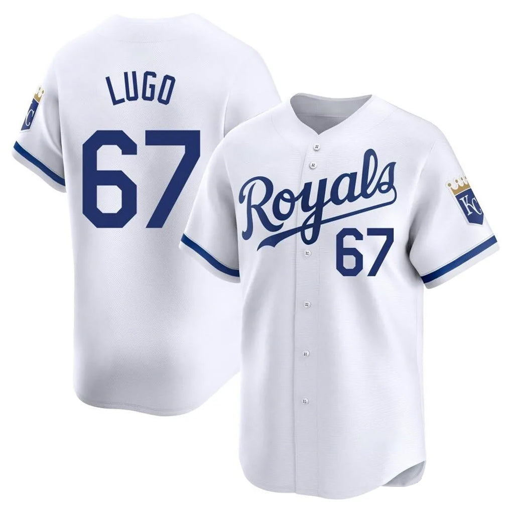 KC.Royals #67 Seth Lugo Player White Alt Limited Home Jdoa Stitched Jerseys