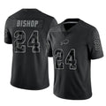 B.Bills #24 Cole Bishop Player Black RFLCTV Limited Jdoa Stitched Jerseys