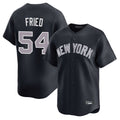 NY.Yankees #54 Max Fried Player Navy Limited Home Jdoa Stitched Jerseys