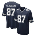 D.Cowboys #87 Jake Ferguson Player Navy Home Game Jdoa Stitched Jerseys