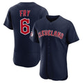 C.Guardians #6 David Fry Player Navy Limited Elite Home Jdoa Stitched Jerseys