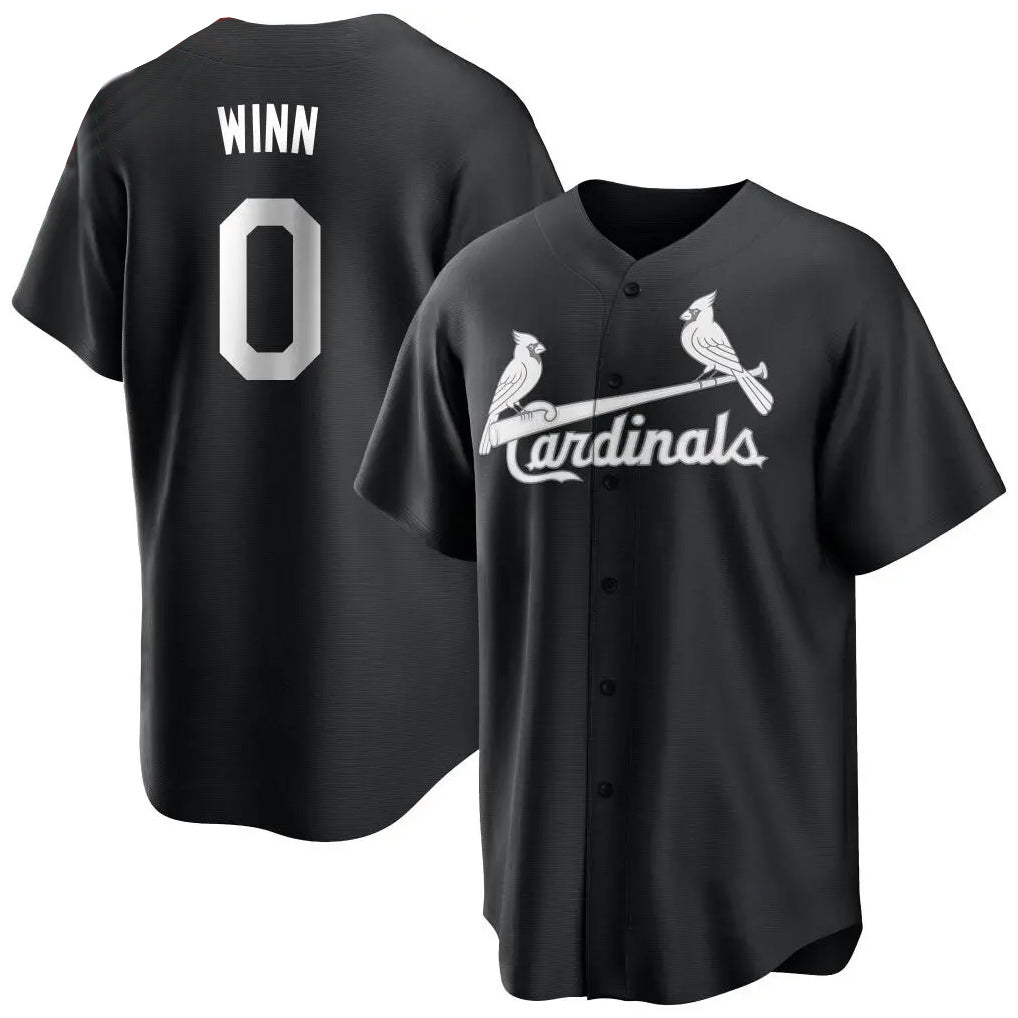St. Louis Cardinals #0 Masyn Winn Player Black City Connect Home Limited Jdoa Stitched Jerseys
