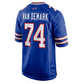 Jdoa B.Bills #74 Ryan Van Demark Royal Game Player Jersey