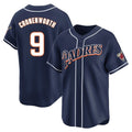 S.Diego Padres #9 Jake Cronenworth Player Navy Cooperstown Collection Limited Home Jdoa Stitched Jerseys