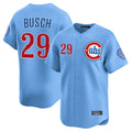 C.Cubs #29 Michael Busch Player Light Blue Limited Home Jdoa Stitched Jerseys