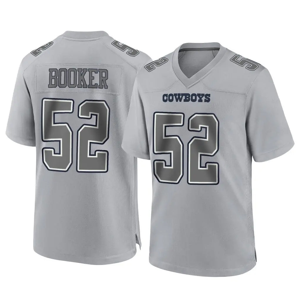 D.Cowboys #52 Tyler Booker Player Gray Atmosphere Fashion Home Game Jdoa Stitched Jerseys