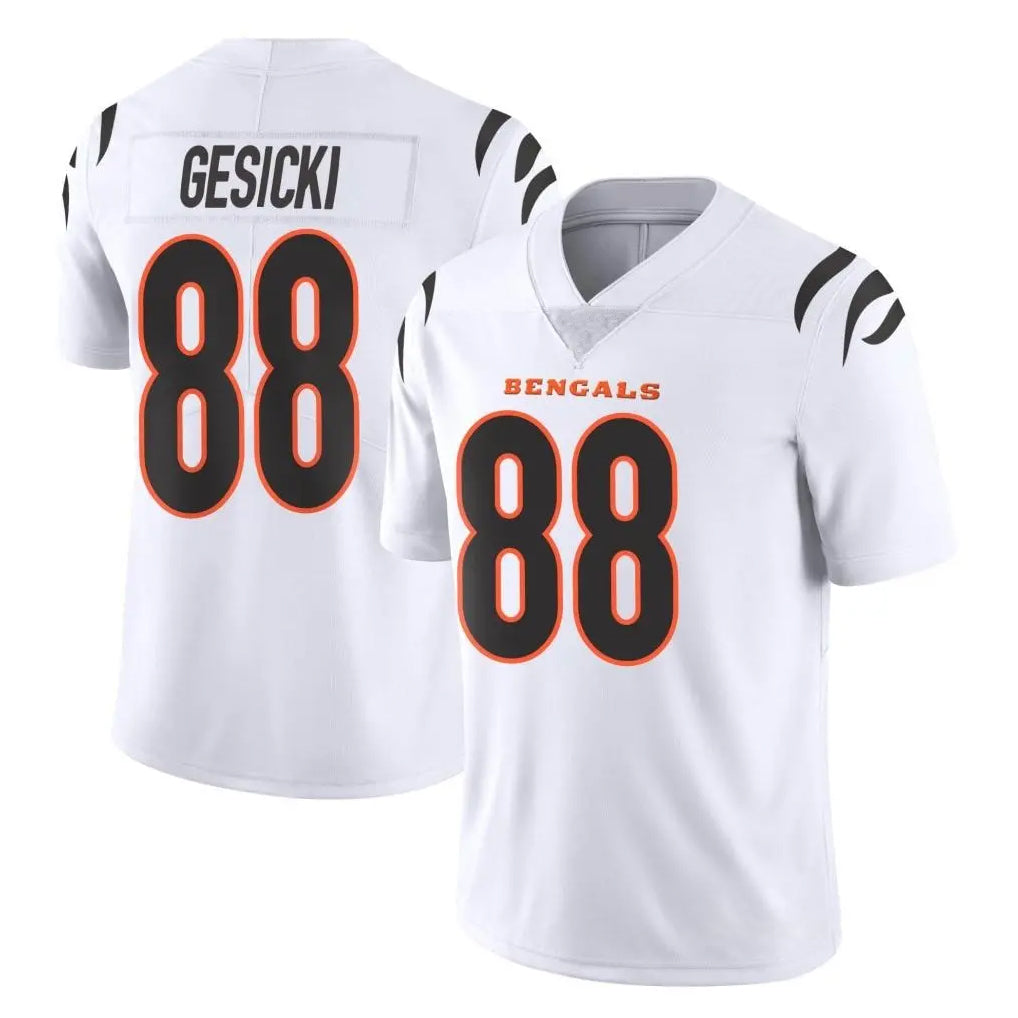 C.Bengals #88 Mike Gesicki Player White Vapor Untouchable Limited Home Game Jdoa Stitched Jerseys