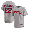 B.Red Sox #22 Garrett Whitlock Player Gray Road Limited Home Game Jdoa Stitched Jerseys