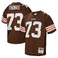 C.Browns #73 Joe Thomas Player Brown Mitchell & Ness 1963 Throwback Jdoa Stitched Jerseys