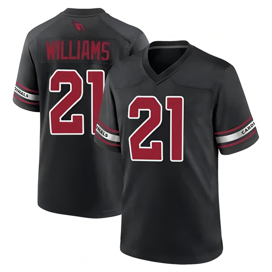 A.Cardinals #21 Garrett Williams Player Black Game Home Jdoa Stitched Jerseys