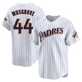 S.Diego Padres #44 Joe Musgrove Player White Cooperstown Collection Limited Home Jdoa Stitched Jerseys