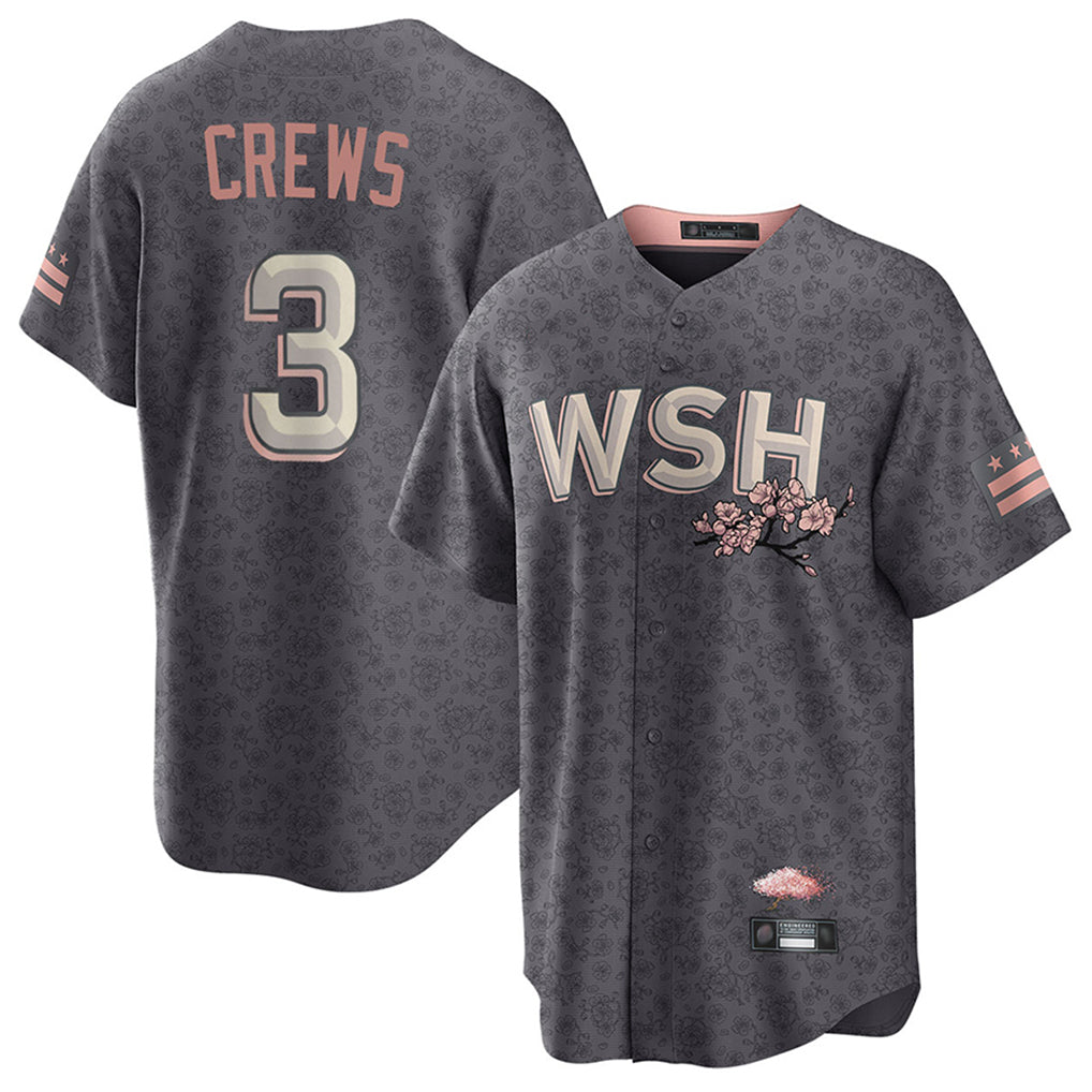 W.Nationals #3 Dylan Crews Player City Connect Jdoa Jdoa Stitched Jerseys