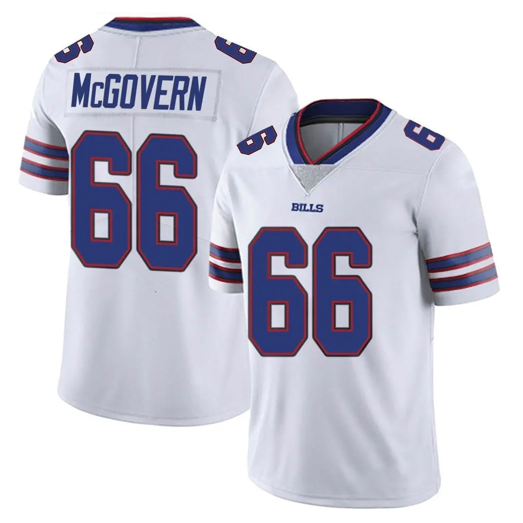 B.Bills #66 Connor McGovern Player White Vapor Untouchable Limited Jdoa Stitched Jerseys