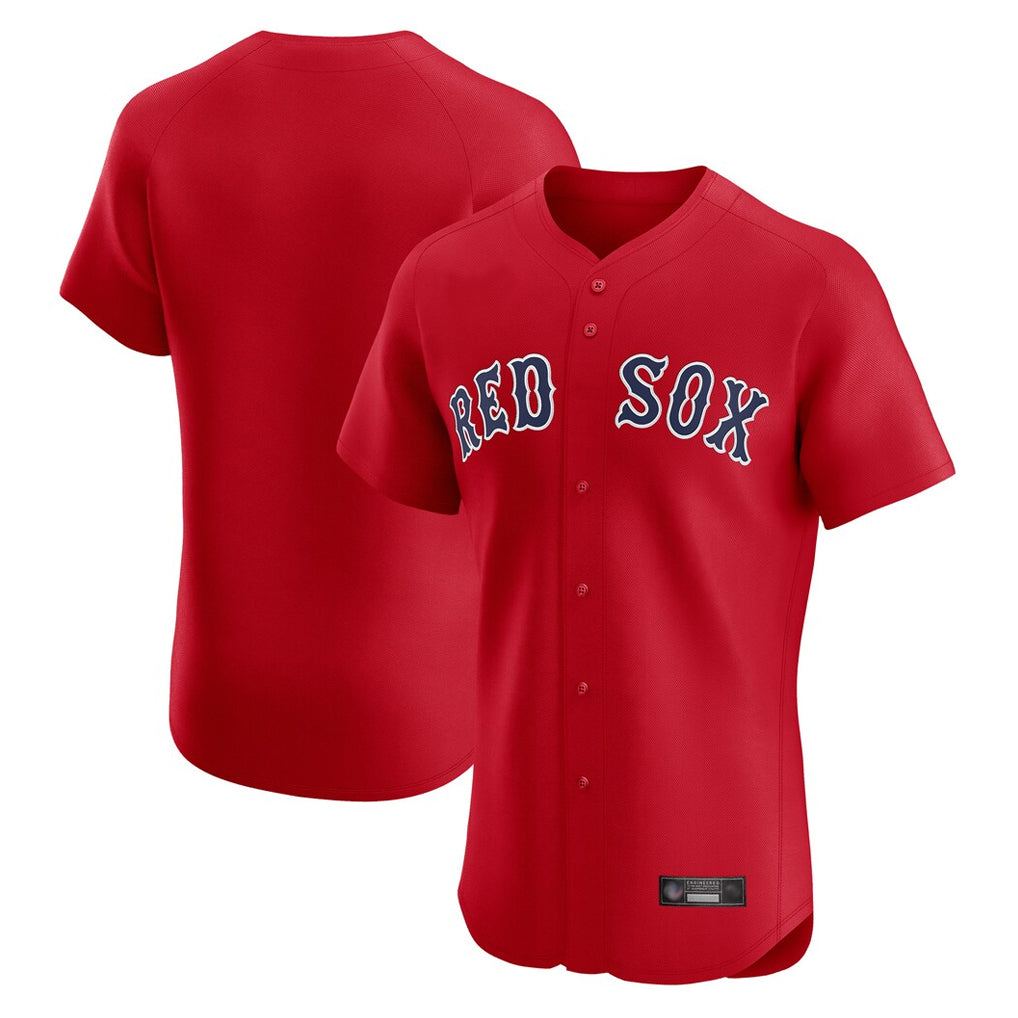 B.Red Sox ## Red Sox Blank Player Red Limited Elite Home Game Jdoa Stitched Jerseys