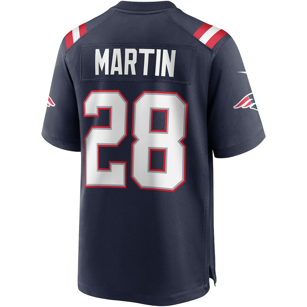 Jdoa NE.Patriots #28 Curtis Martin Navy Game Retired Player Jersey