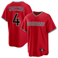 C.Guardians #4 Brayan Rocchio Player Red Home Game Jdoa Stitched Jerseys