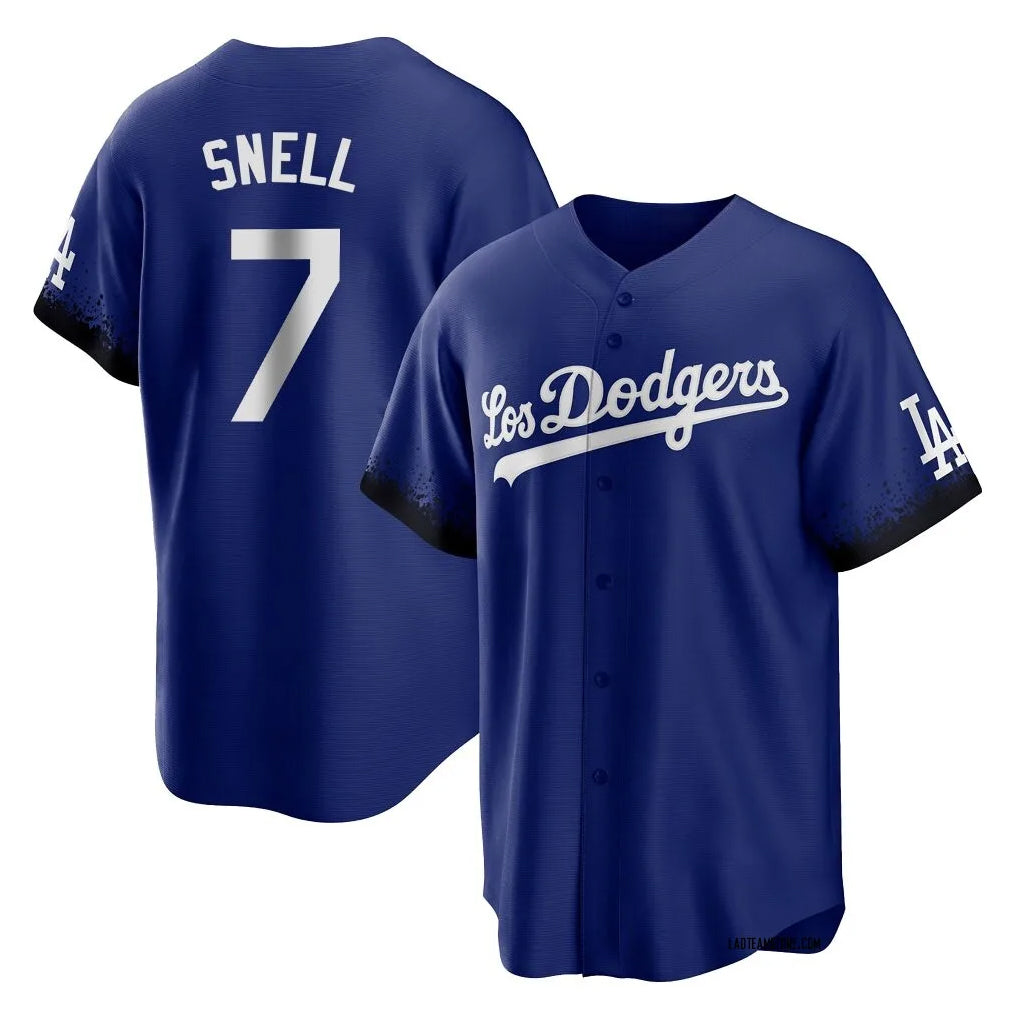 LA.Dodgers #7 Blake Snell Player Royal City Connect Home Game Jdoa Stitched Jerseys