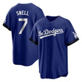 LA.Dodgers #7 Blake Snell Player Royal City Connect Home Game Jdoa Stitched Jerseys
