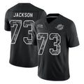 M.Dolphins #73 Austin Jackson Player Black Limited 2026 Salute to Service Home Game Jdoa Stitched Jerseys