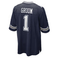 Jdoa D.Cowboys #1 Groom Navy Game Jersey