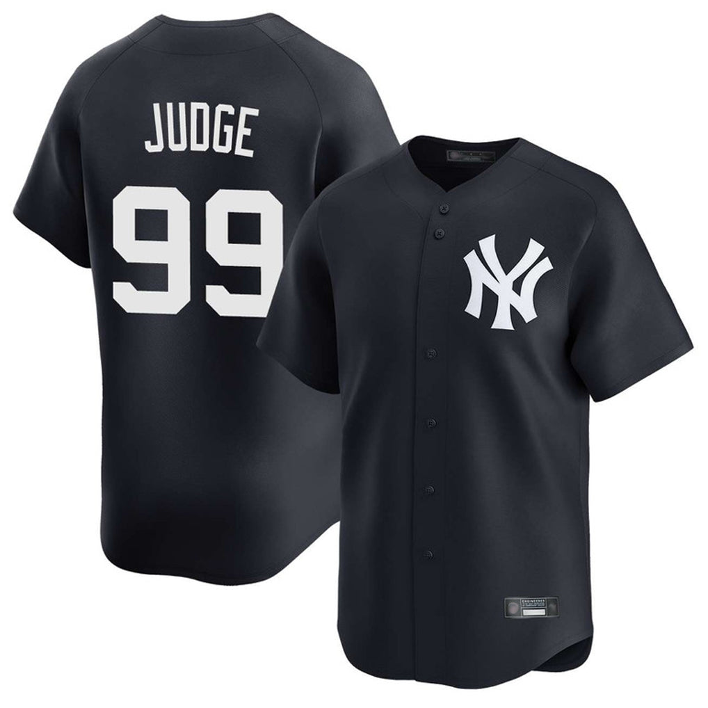 NY.Yankees #99 Aaron Judge Player Navy Limited Game Jdoa Stitched Jerseys