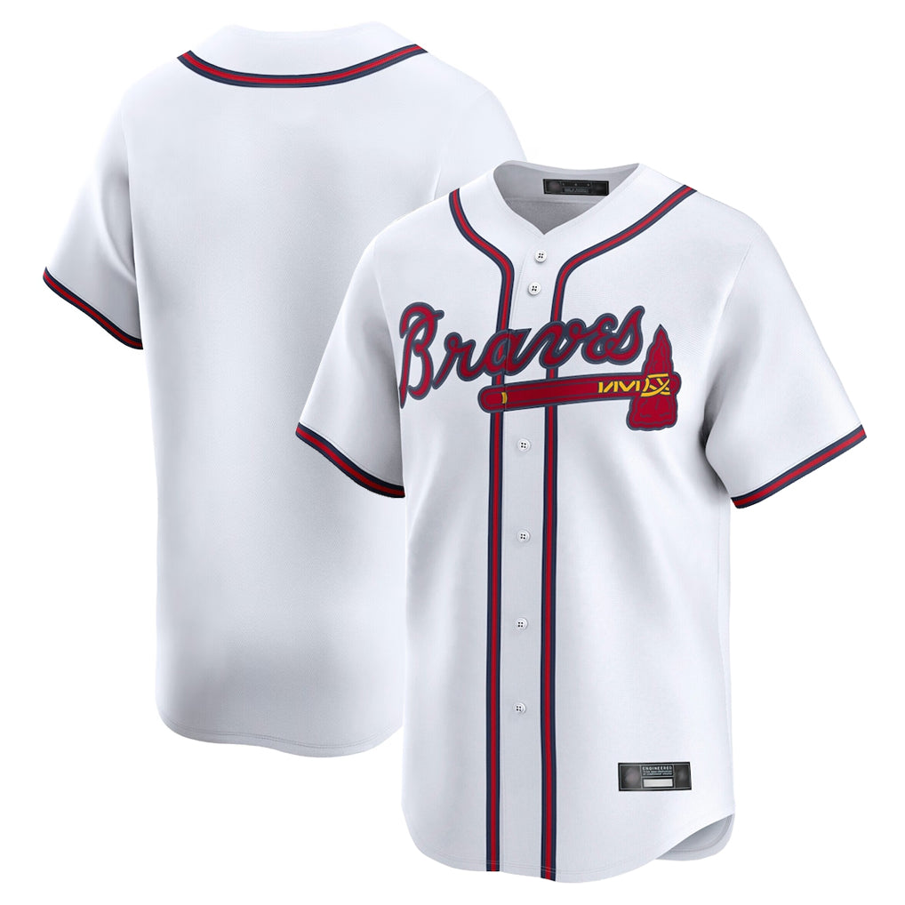 A.Braves ## Braves Blank Player White Limited Home Game Jdoa Stitched Jerseys