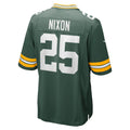Jdoa GB.Packers #25 Keisean Nixon Green Game Player Jersey