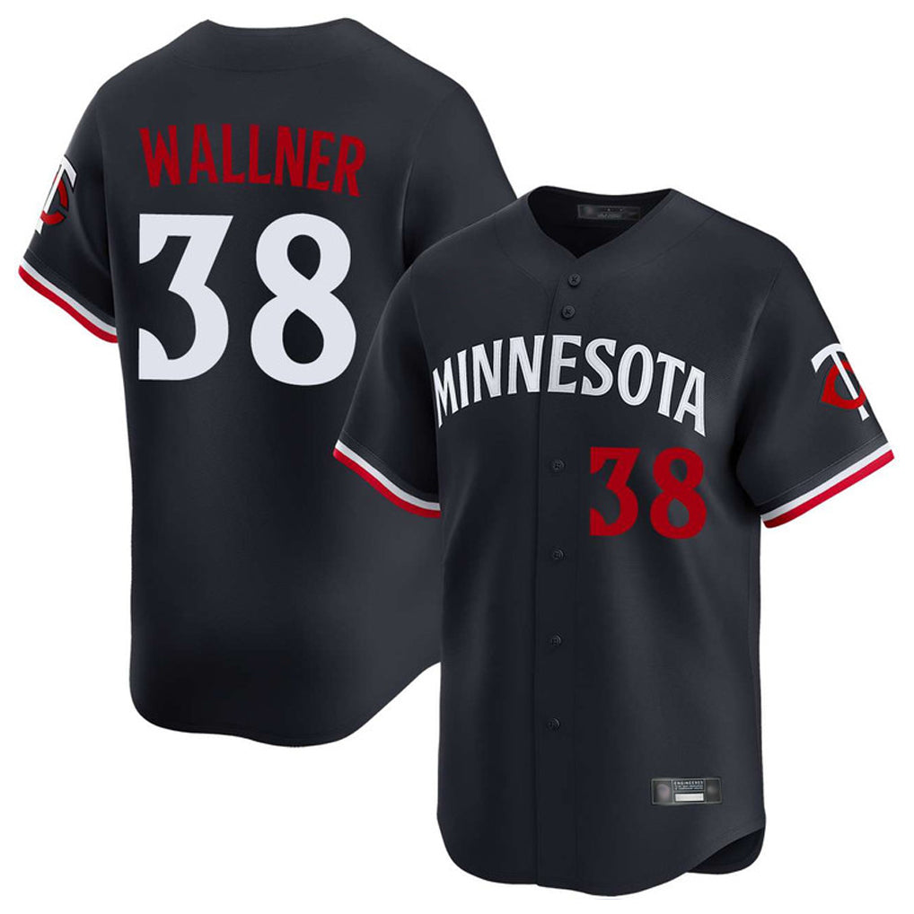 M.Twins #38 Matt Wallner Player Navy Home Limited Jdoa Stitched Jerseys