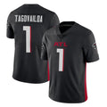 A.Falcons #1 Tua Tagovailoa Player Black Vapor Untouchable Limited Home Game Jdoa Stitched Jerseys