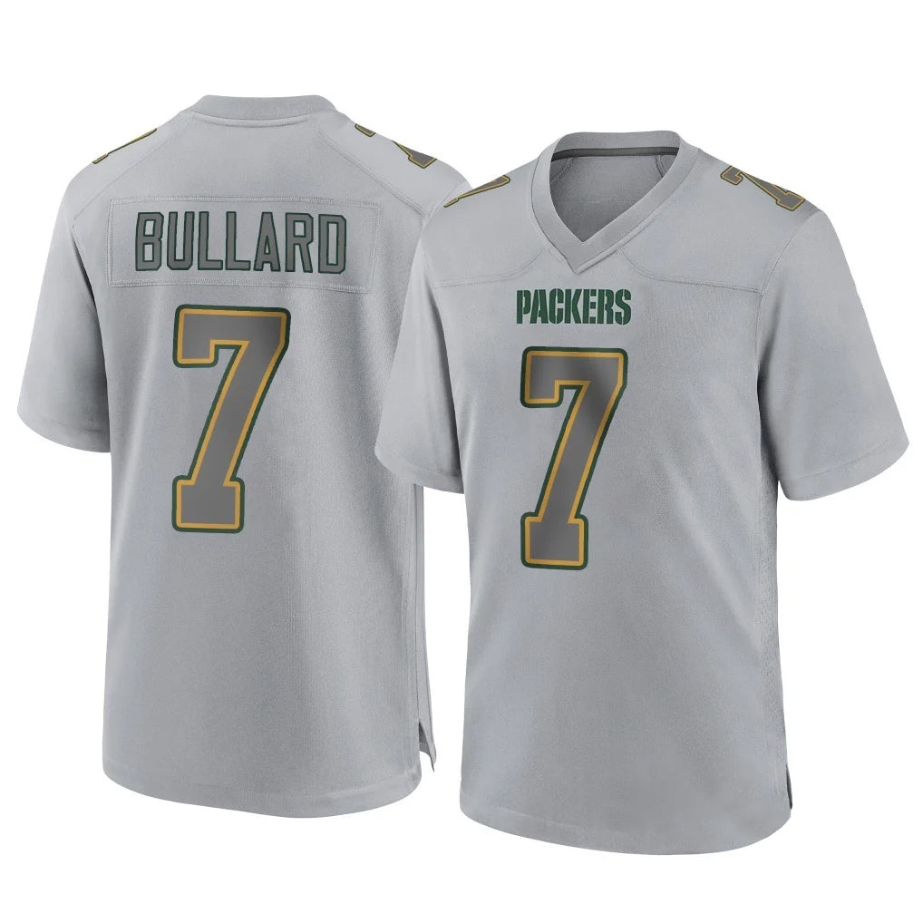 GB.Packers #7 Javon Bullard Player Gray Atmosphere Fashion Home Game Jdoa Stitched Jerseys