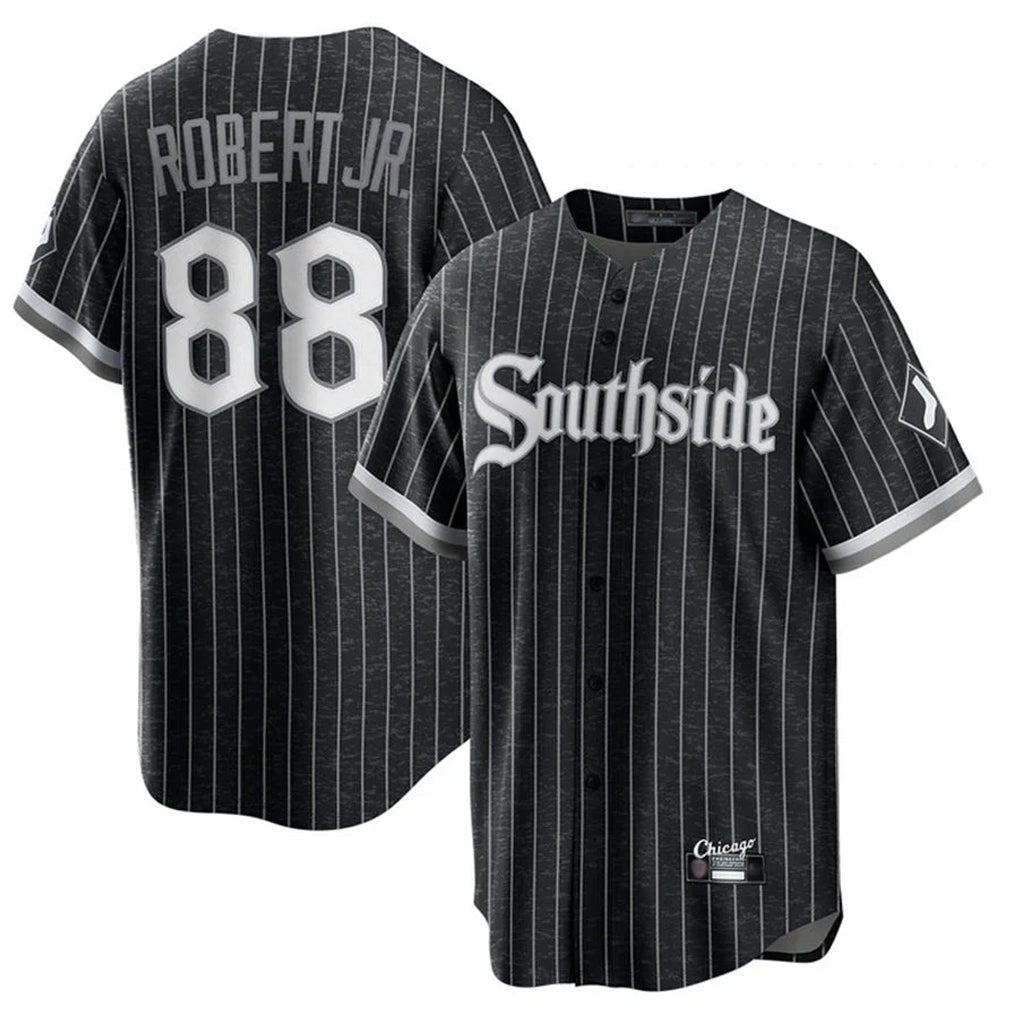 C.White Sox #88 Luis Robert Jr Player Black City Connect Home Game Jdoa Stitched Jerseys