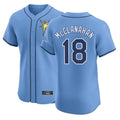 T.Bay Rays #18 Shane McClanahan Player Light Blue Home Limited Jdoa Stitched Jerseys