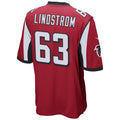 A.Falcons #63 Chris Lindstrom Player Red Replica Game Jdoa Stitched Jerseys