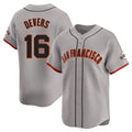 SF.Giants #16 Rafael Devers Player Gray Home Limited Jdoa Stitched Jerseys