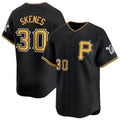 P.Pirates #30 Paul Skenes Player Black Alt Limited Home Jdoa Stitched Jerseys
