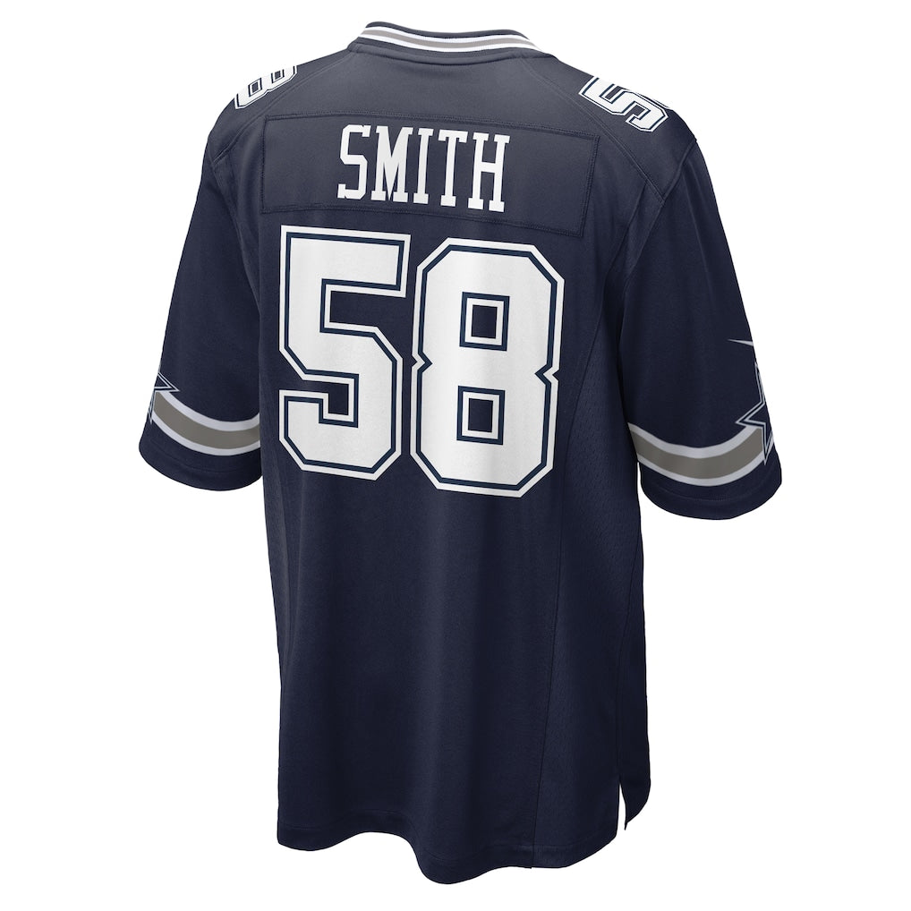 Jdoa D.Cowboys #58 Mazi Smith Navy Game Jersey