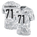 M.Dolphins #71 Jonah Savaiinaea Player Arctic Camo Salute To Service Limited Game Jdoa Stitched Jerseys