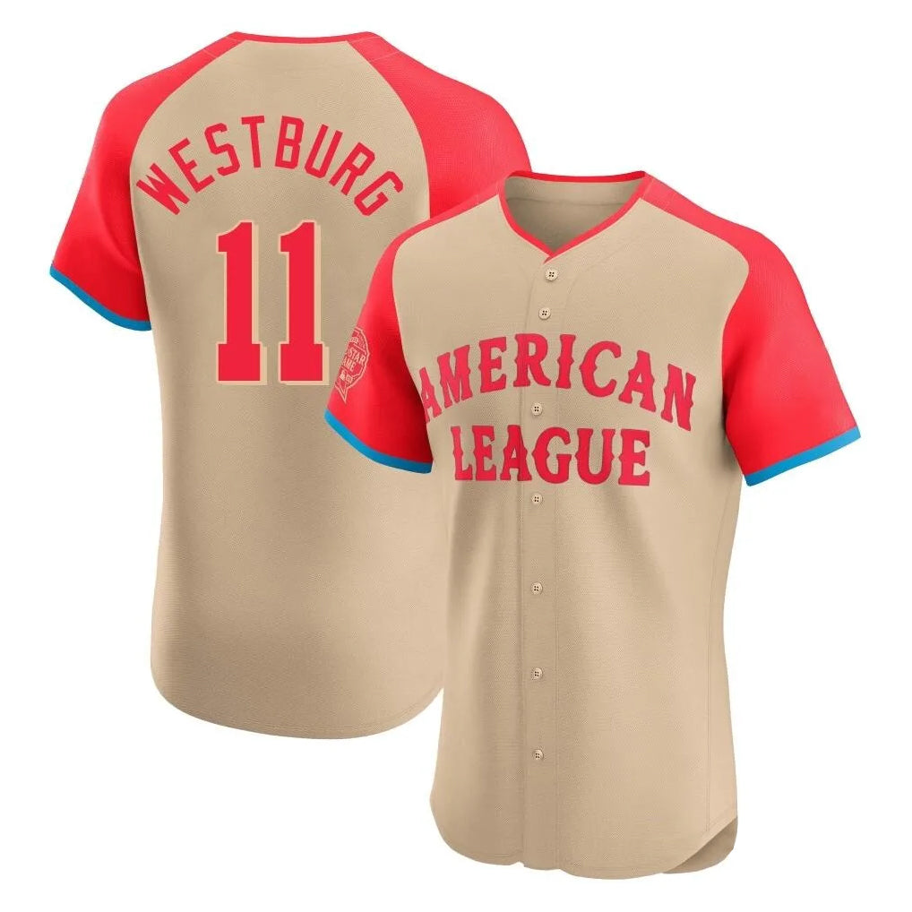 B.Orioles #11 Jordan Westburg Player Cream American League All-Star Limited Elite Home Game Jdoa Stitched Jerseys