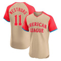 B.Orioles #11 Jordan Westburg Player Cream American League All-Star Limited Elite Home Game Jdoa Stitched Jerseys