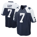 D.Cowboys #7 Rashan Gary Player Navy-White Alternate Home Game Jdoa Stitched Jerseys