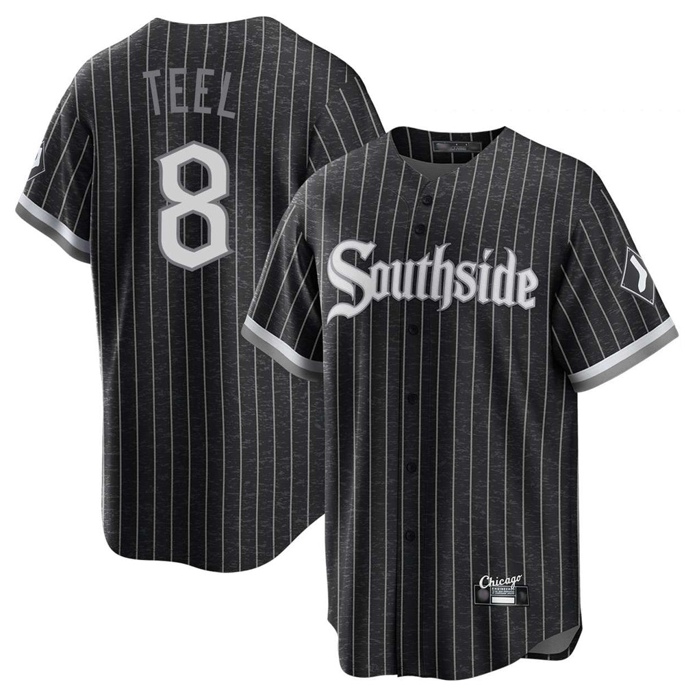 C.White Sox #8 Kyle Teel Player Black City Connect Home Game Jdoa Stitched Jerseys