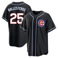 C.Cubs #25 Mois¨¦s Ballesteros Player Black Fashion Out Game Jdoa Stitched Jerseys