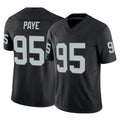 LV.Raiders #95 Kwity Paye Player Black Limited Vapor F.U.S.E. Home Game Stitched Jerseys