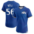M.Twins #56 Josh Bell Player Royal City Connect Limited Elite Home Jdoa Stitched Jerseys