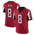A.Falcons #8 Kyle Pitts Sr. Player Red Color Vapor Untouchable Limited Home Game Jdoa Stitched Jerseys