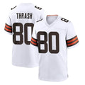 C.Browns #80 Jamari Thrash Player White Home Game Jdoa Stitched Jerseys